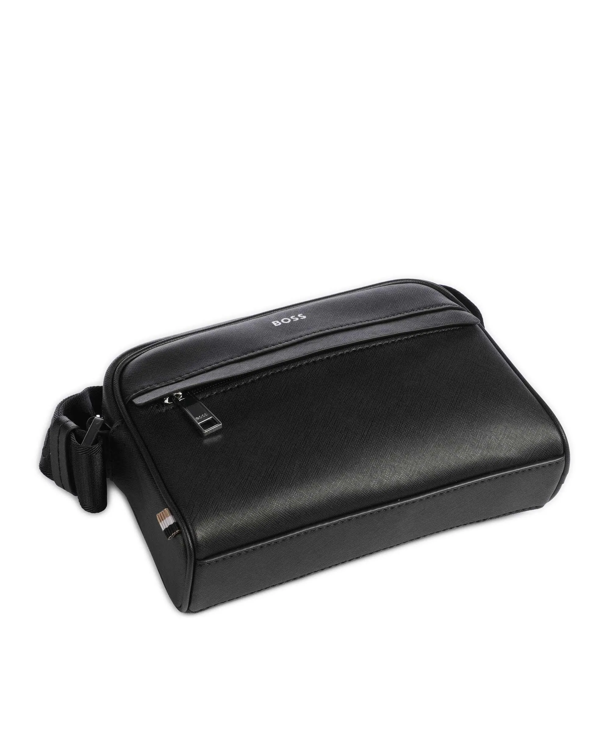  BOSS Zair Borsa a tracolla saffiano leather nero  
