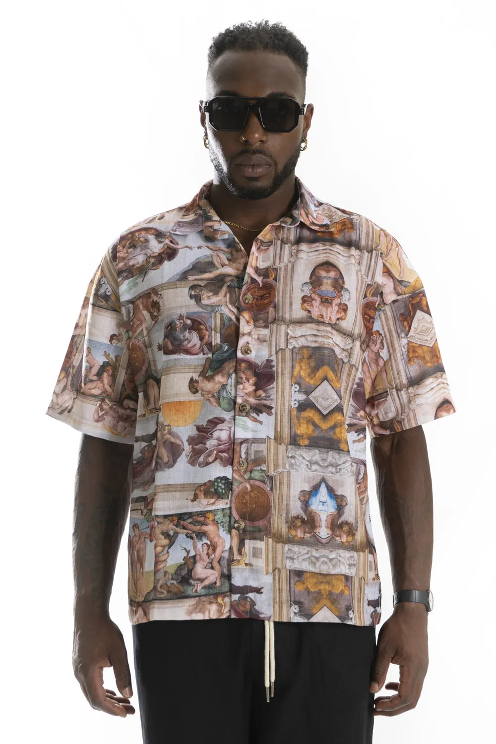 Camicia Uomo Con Stampe Art. Cm217