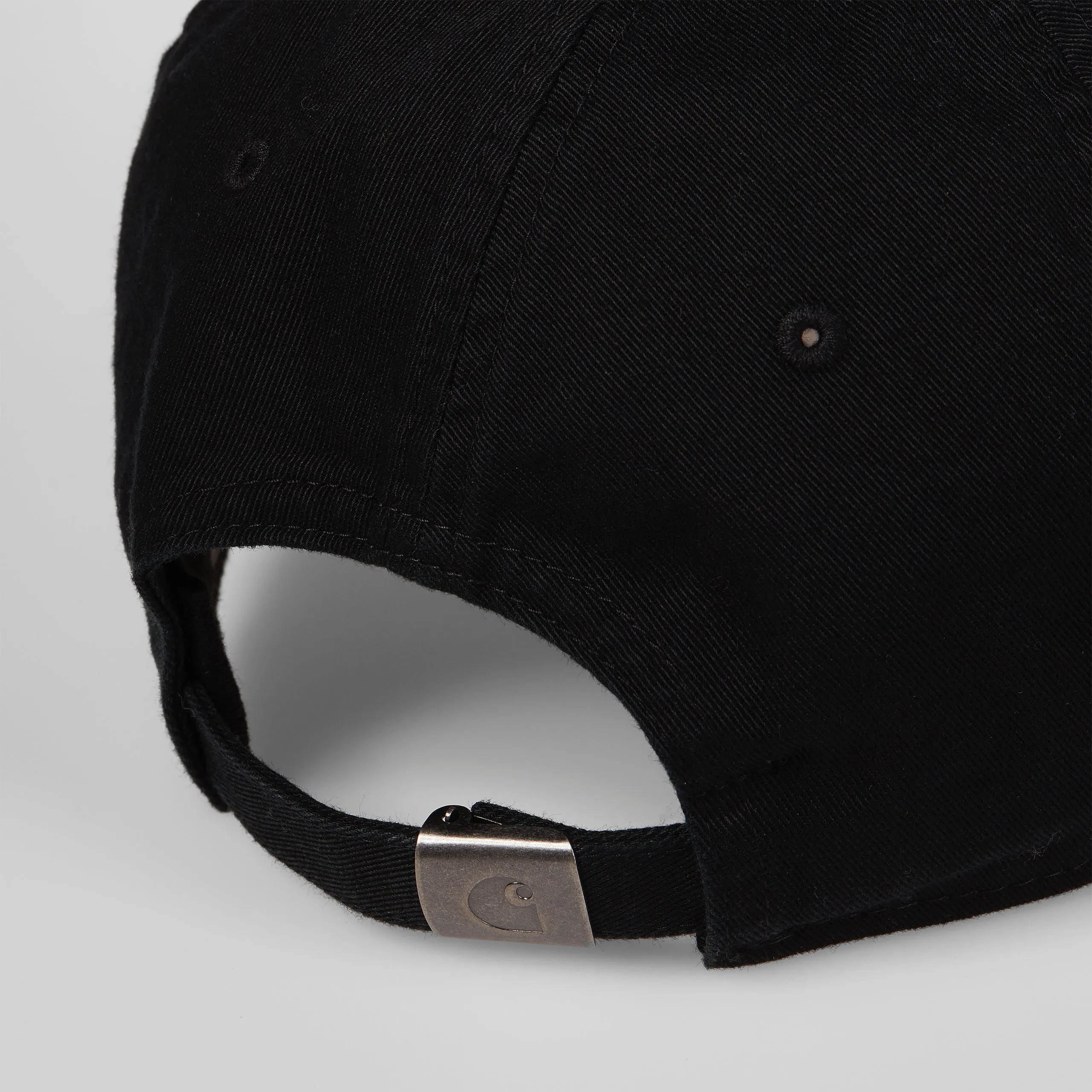 Carhartt Medison Logo Cap I023750 0D2 black-white