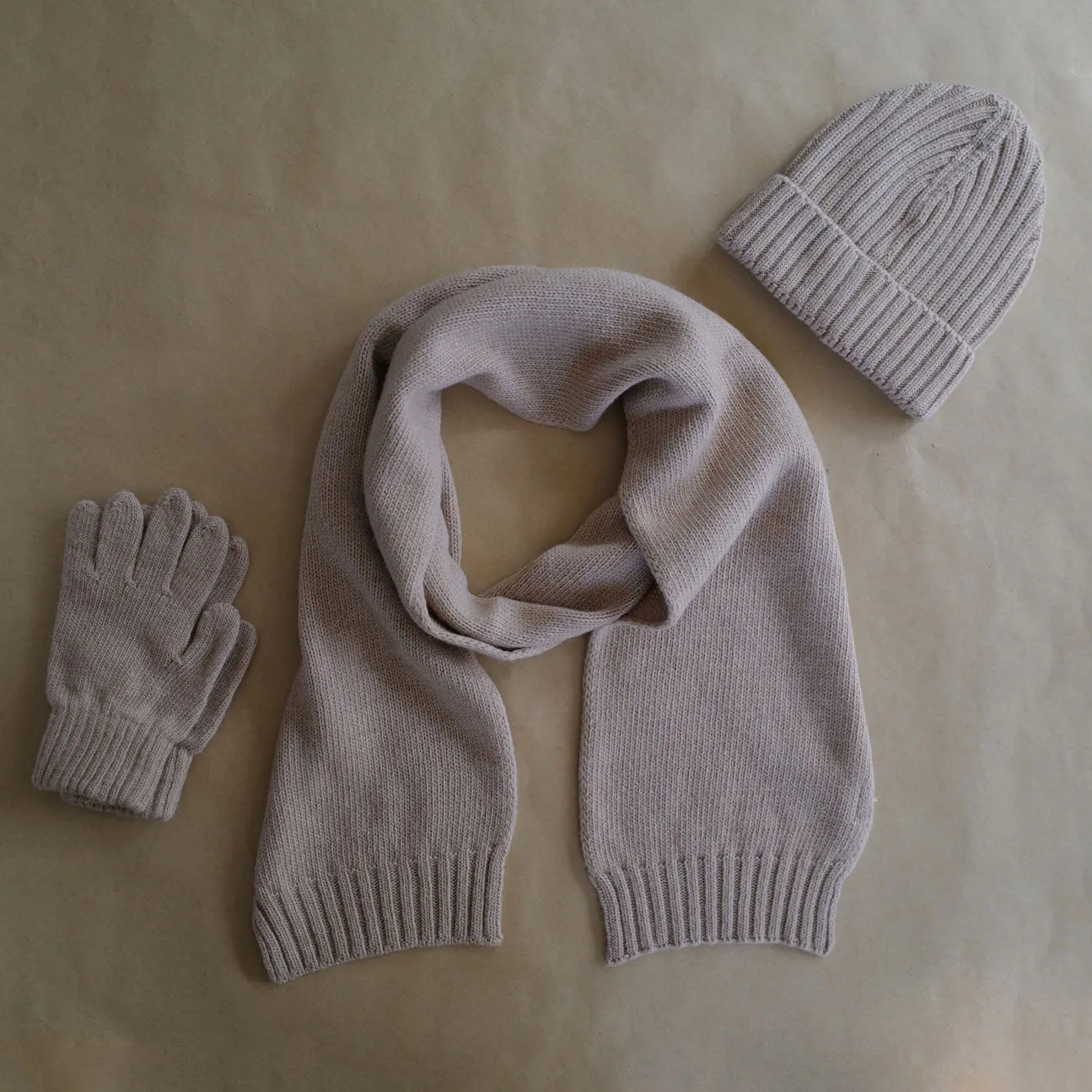 Guanti Beige