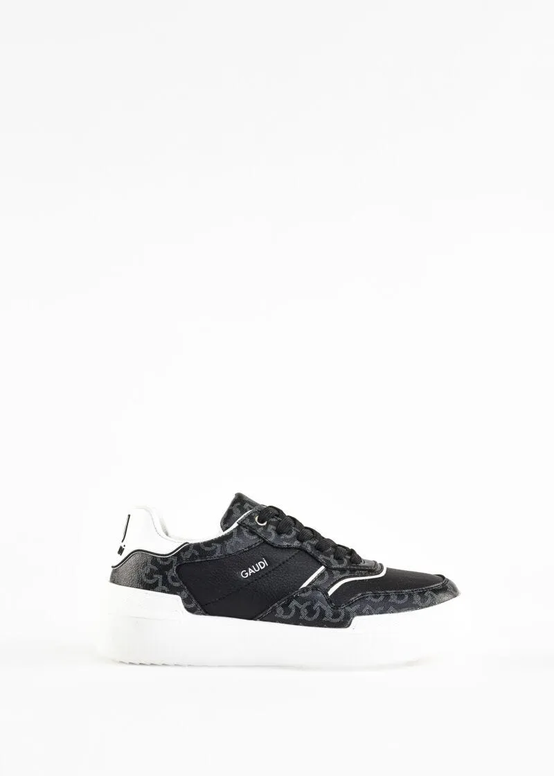 Sneaker in pelle stampata