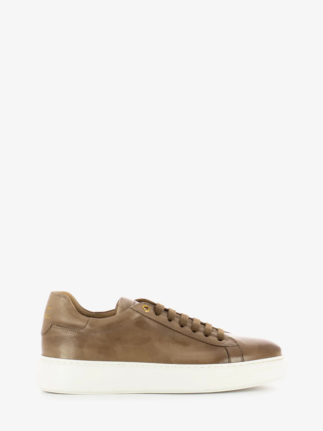 Sneakers in pelle corda